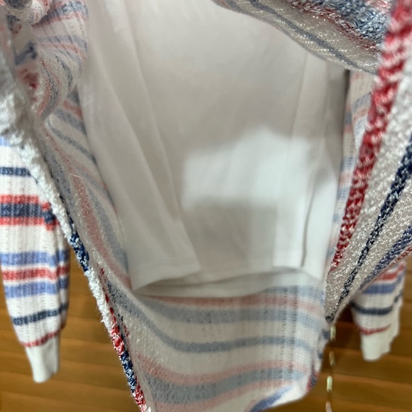 Skye’s The Limit 2 piece blouse Size PXL red, blue and white - Picture 6 of 6